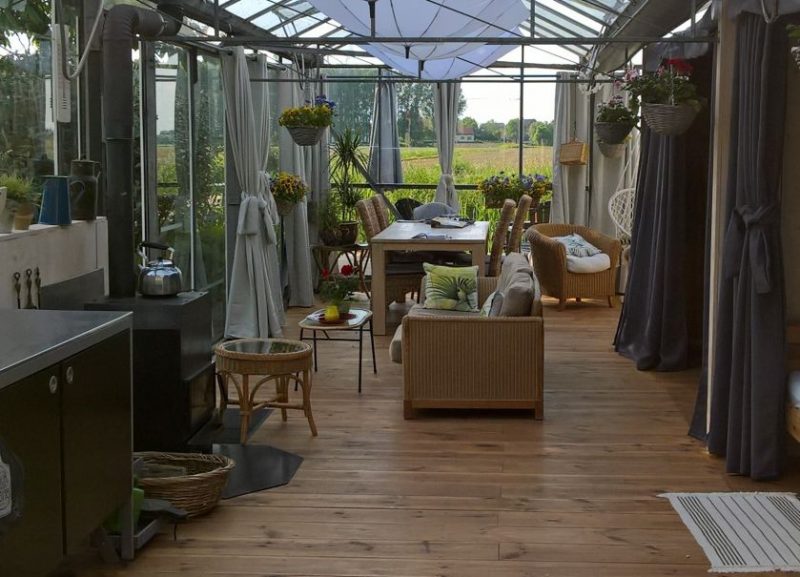 Overnachten in een Tuinkas