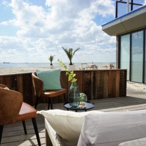 Beachroom op het strand in Vlissingen