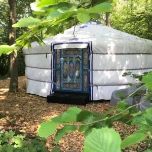Slapen in een Yurt Slapen in een Yurt